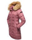 Navahoo Damen Winter Jacke Steppjacke warm gefüttert B374 Dunkel Rosa Größe S - Gr. 36