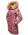 Navahoo Damen Winter Jacke Steppjacke warm gefüttert B374 Dunkel Rosa Größe L - Gr. 40
