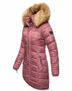 Navahoo Damen Winter Jacke Steppjacke warm gefüttert B374 Dunkel Rosa Größe XL - Gr. 42