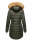 Navahoo Damen Winter Jacke Steppjacke warm gefüttert B374 Olive Größe XS - Gr. 34
