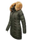 Navahoo Damen Winter Jacke Steppjacke warm gefüttert B374 Olive Größe S - Gr. 36