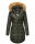 Navahoo Damen Winter Jacke Steppjacke warm gefüttert B374 Olive Größe M - Gr. 38