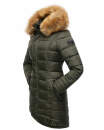 Navahoo Damen Winter Jacke Steppjacke warm gefüttert B374 Olive Größe XXL - Gr. 44
