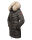 Navahoo Paula Damen Winter Jacke Mantel Parka warm gefütterte Winterjacke B383 Anthrazit Größe XS - Gr. 34