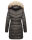Navahoo Paula Damen Winter Jacke Mantel Parka warm gefütterte Winterjacke B383 Anthrazit Größe XS - Gr. 34
