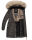 Navahoo Paula Damen Winter Jacke Mantel Parka warm gefütterte Winterjacke B383 Anthrazit Größe XS - Gr. 34