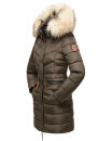 Navahoo Paula Damen Winter Jacke Mantel Parka warm gefütterte Winterjacke B383 Anthrazit Größe S - Gr. 36