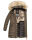 Navahoo Paula Damen Winter Jacke Mantel Parka warm gefütterte Winterjacke B383 Anthrazit Größe S - Gr. 36