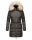 Navahoo Paula Damen Winter Jacke Mantel Parka warm gefütterte Winterjacke B383 Anthrazit Größe XL - Gr. 42