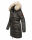 Navahoo Paula Damen Winter Jacke Mantel Parka warm gefütterte Winterjacke B383 Anthrazit Größe XL - Gr. 42