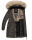 Navahoo Paula Damen Winter Jacke Mantel Parka warm gefütterte Winterjacke B383 Anthrazit Größe XXL - Gr. 44