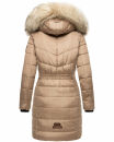 Navahoo Paula Damen Winter Jacke Mantel Parka warm gefütterte Winterjacke B383 Taupe Grey Größe XS - Gr. 34