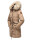 Navahoo Paula Damen Winter Jacke Mantel Parka warm gefütterte Winterjacke B383 Taupe Grey Größe XXL - Gr. 44