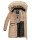 Navahoo Paula Damen Winter Jacke Mantel Parka warm gefütterte Winterjacke B383 Taupe Grey Größe XXL - Gr. 44