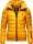 Marikoo Poisen Damen Winter Jacke Stepp Winterjacke mit Stehkragen warm gefüttert B667 Gelb Größe M - Gr. 38