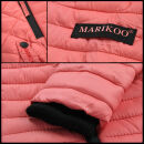 Marikoo Samtpfote leichte Damen Steppjacke B600 Fuchsia Größe L - Gr. 40