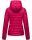 Marikoo Samtpfote leichte Damen Steppjacke B600 Fuchsia Größe L - Gr. 40