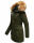 Marikoo Sanakoo Damen Winterjacke Parka mit Kapuze B825 Olive-Gr.XS