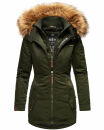 Marikoo Sanakoo Damen Winterjacke Parka mit Kapuze B825...