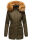 Navahoo Schneeengel-Princess Damen Parka Winter Jacke mit Kapuze B826 Olive-Gr.S