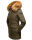 Navahoo Schneeengel-Princess Damen Parka Winter Jacke mit Kapuze B826 Olive-Gr.S