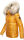 Navahoo Tikunaa Damen Winterjacke mit Kunstfellkragen B828 Gelb-Gr.XS