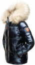 Navahoo Tikunaa Damen Winterjacke mit Kunstfellkragen B828 Navy-Gr.XS
