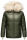 Navahoo Tikunaa Damen Winterjacke mit Kunstfellkragen B828 Olive-Gr.M