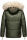 Navahoo Tikunaa Damen Winterjacke mit Kunstfellkragen B828 Olive-Gr.M