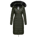 Navahoo Umay warme Damen Winter Jacke lang gesteppt mit...