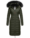 Navahoo Umay warme Damen Winter Jacke lang gesteppt mit...