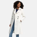 Navahoo Wooly Damen Trenchcoat Winter Mantel B661 Offwhite  Größe M - Gr. 38
