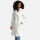 Navahoo Wooly Damen Trenchcoat Winter Mantel B661 Offwhite  Größe L - Gr. 40