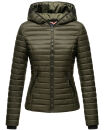 Navahoo Kimuk Damen Steppjacke B348 Olive Größe XS - Gr. 34