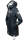 Marikoo Zimtzicke Damen Outdoor Softshell Jacke lang  B614 Navy w.D. Größe XS - Gr. 34