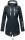 Marikoo Zimtzicke Damen Outdoor Softshell Jacke lang  B614 Navy w.D. Größe XL - Gr. 42