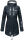 Marikoo Zimtzicke Damen Outdoor Softshell Jacke lang  B614 Navy w.D. Größe XL - Gr. 42
