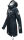 Marikoo Zimtzicke Damen Outdoor Softshell Jacke lang  B614 Navy w.D. Größe XL - Gr. 42