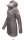 Marikoo Zimtzicke Damen Outdoor Softshell Jacke lang  B614 Grau w.D. Größe S - Gr. 36