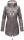 Marikoo Zimtzicke Damen Outdoor Softshell Jacke lang  B614 Grau w.D. Größe M - Gr. 38