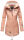 Marikoo Zimtzicke Damen Outdoor Softshell Jacke lang  B614 Rosa w.D. Größe S - Gr. 36
