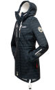 Marikoo Zimtzicke Damen Outdoor Softshell Jacke lang  B614 Navy w.L. Größe S - Gr. 36
