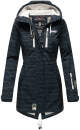 Marikoo Zimtzicke Damen Outdoor Softshell Jacke lang  B614 Navy w.L. Größe M - Gr. 38
