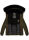 Navahoo Melikaa Damen Winterjacke gefüttert Steppjacke mit Kapuze B844 Olive-Gr.S