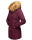 Marikoo Karmaa-Princess Damen Wintejacke mit Fellkragen B808 Weinrot Größe S - Gr. 36