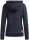 Alessandro Salvarini Damen Sweatshirt Hoodie Kapuzen Pullover AS298 Navy Größe XXL - Gr. 2XL