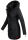 Marikoo warme Damen Winter Jacke Stepp Mantel lang B401 Schwarz Größe XXXL - Gr. 46