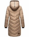 Marikoo Armasa Damen Winter Steppjacke Stepp Parka Winterjacke B842 Taupe-Grey-Gr.XS