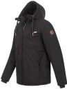 Alessandro Salvarini Herren Winter Jacke AS321 Schwarz Größe M - Gr. M