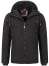 Alessandro Salvarini Herren Winter Jacke AS321 Schwarz...